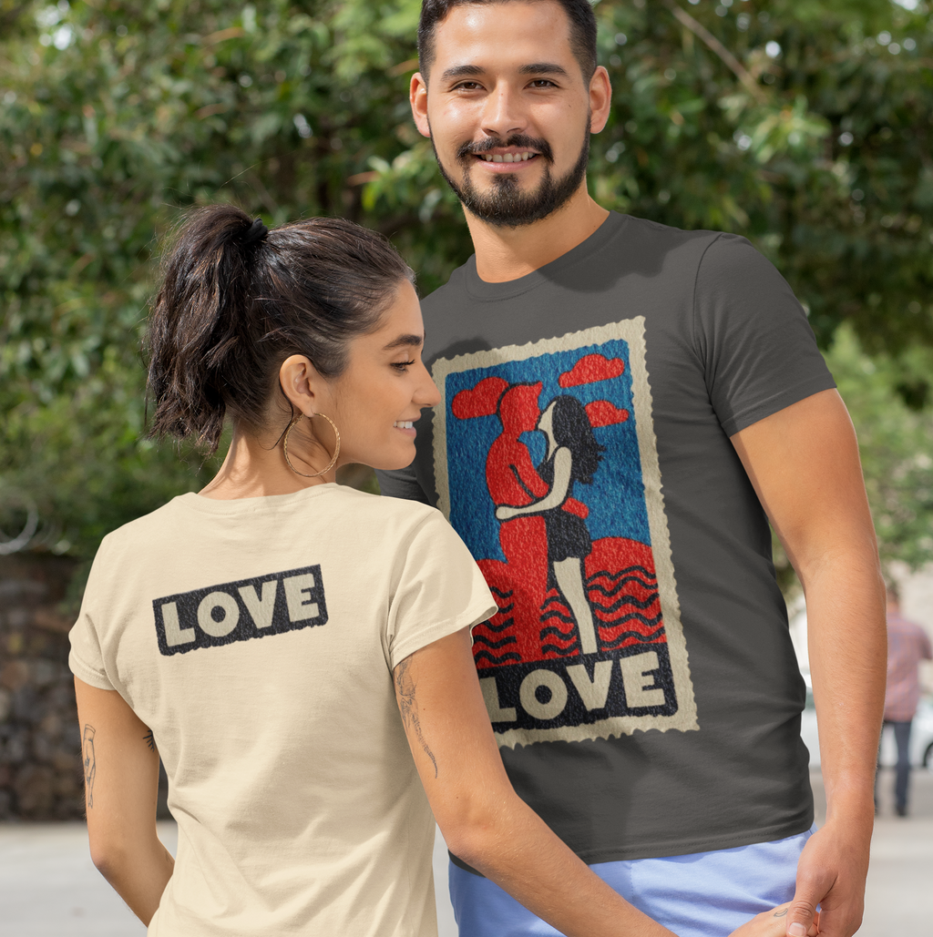 BentFace — Love Stamp HeavyTee