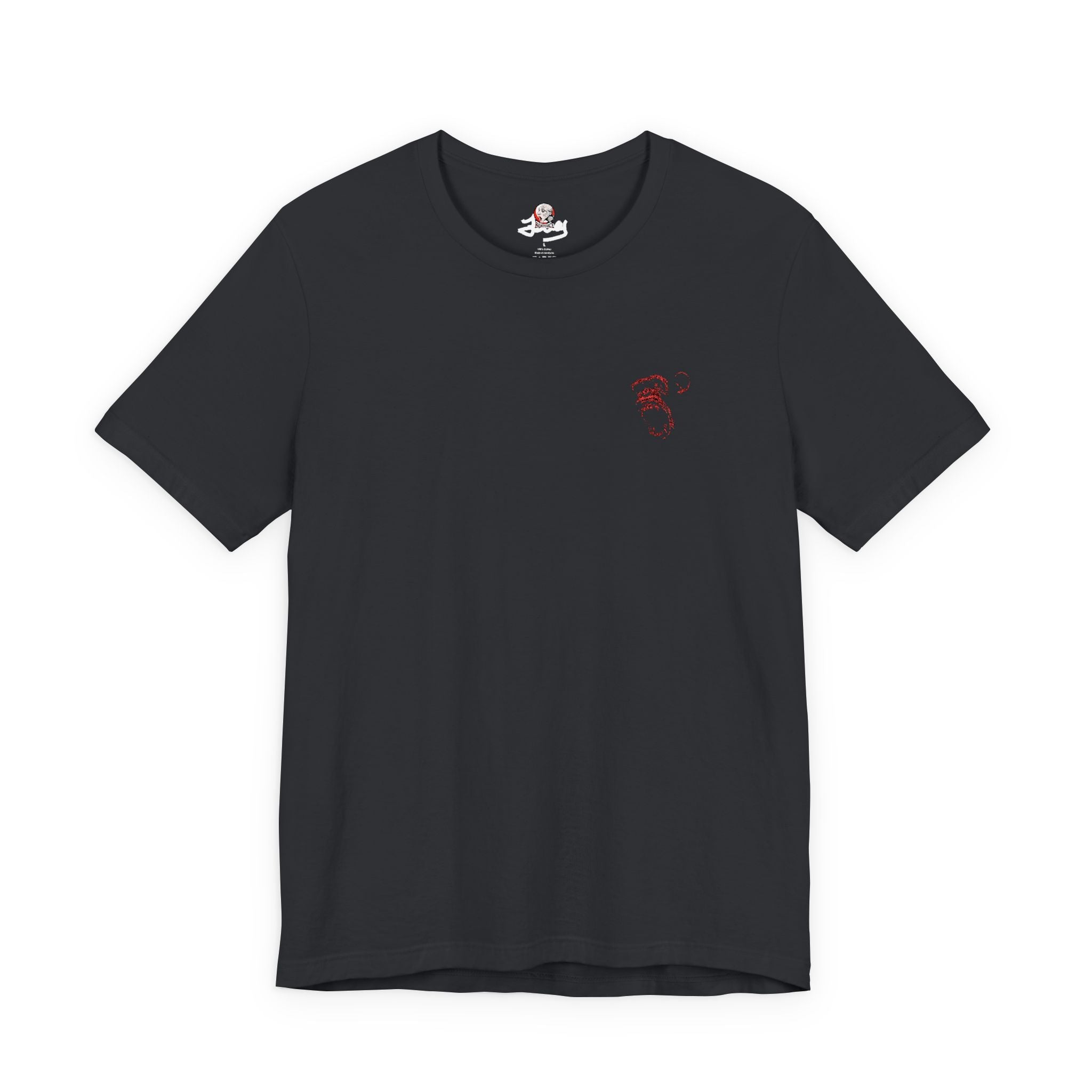 BentFace — Quiet Mark Tee (Embroidered)