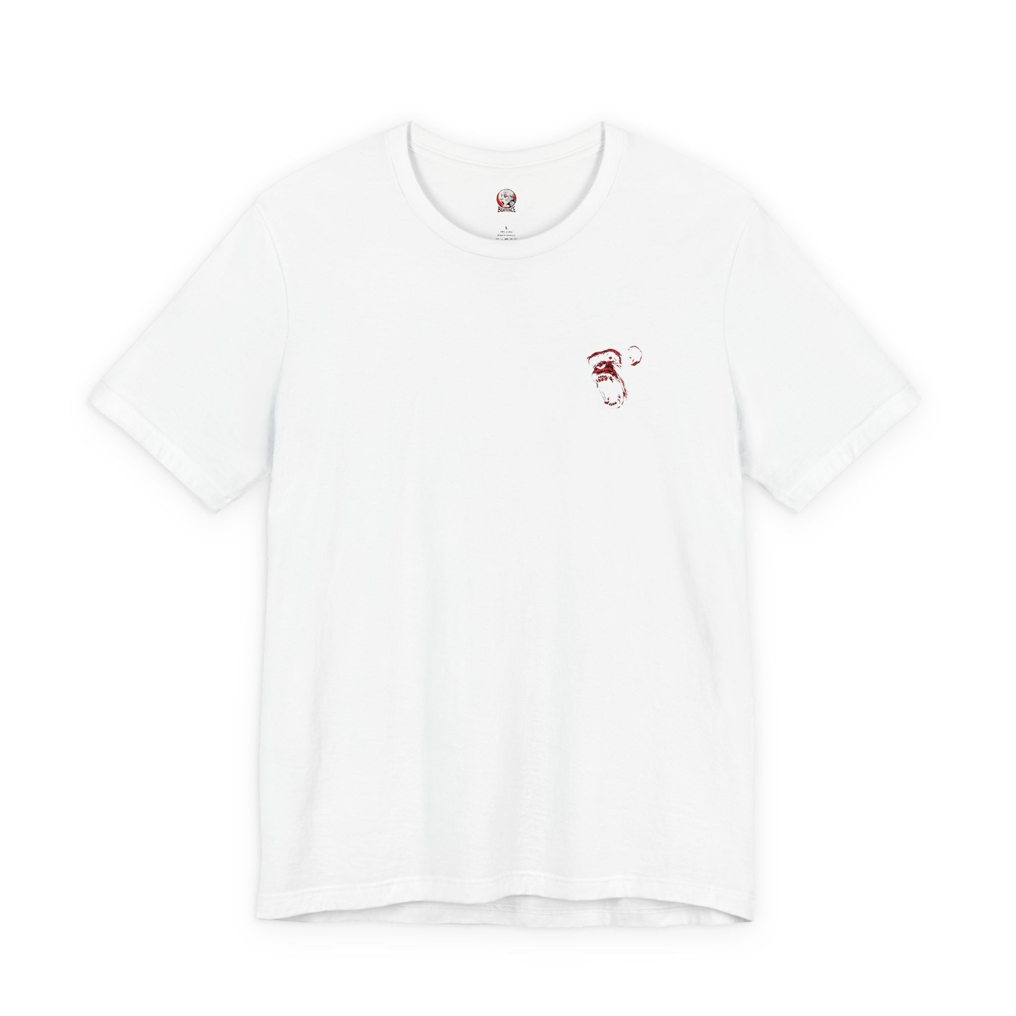 BentFace — Quiet Mark Tee (Embroidered)