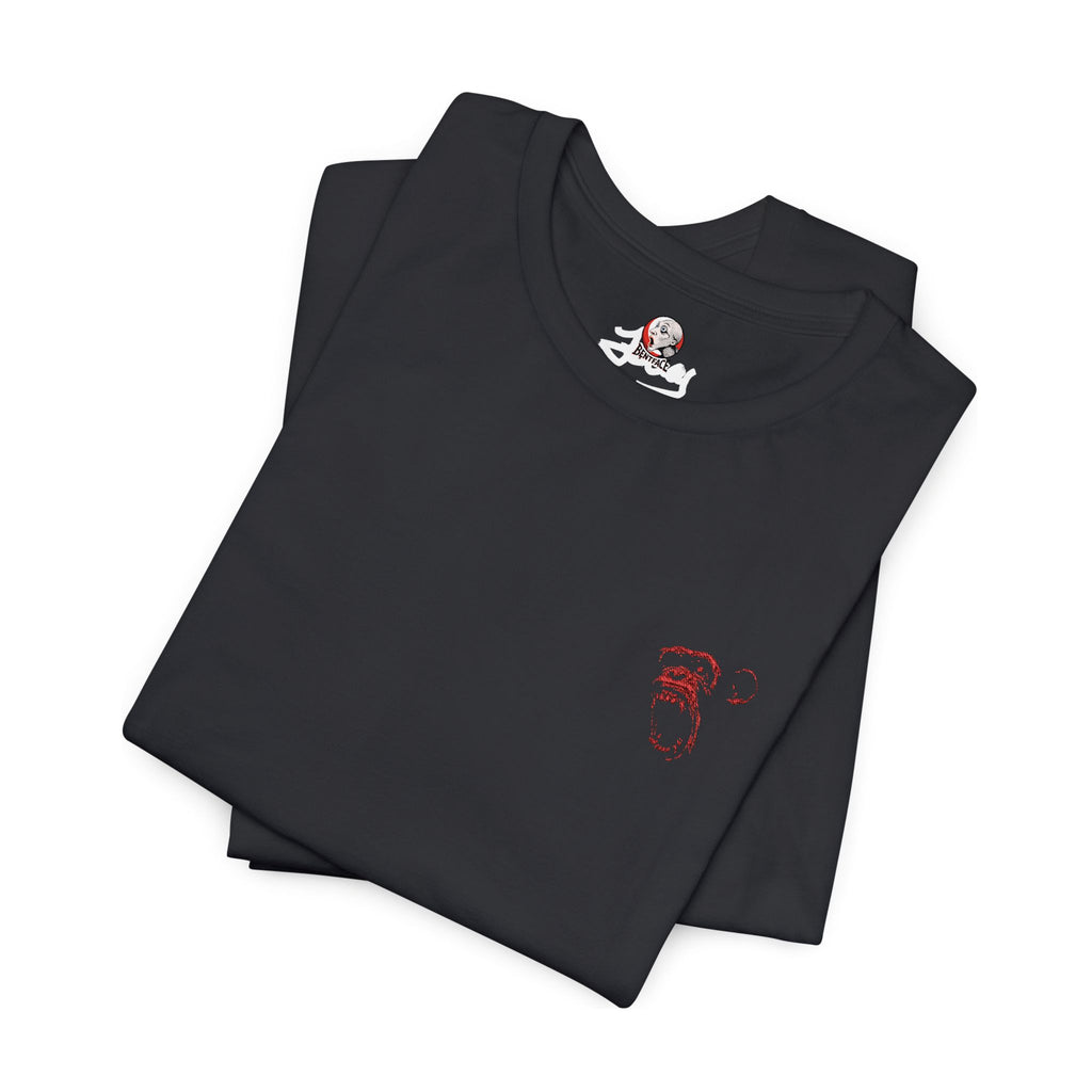 BentFace — Quiet Mark Tee (Embroidered)