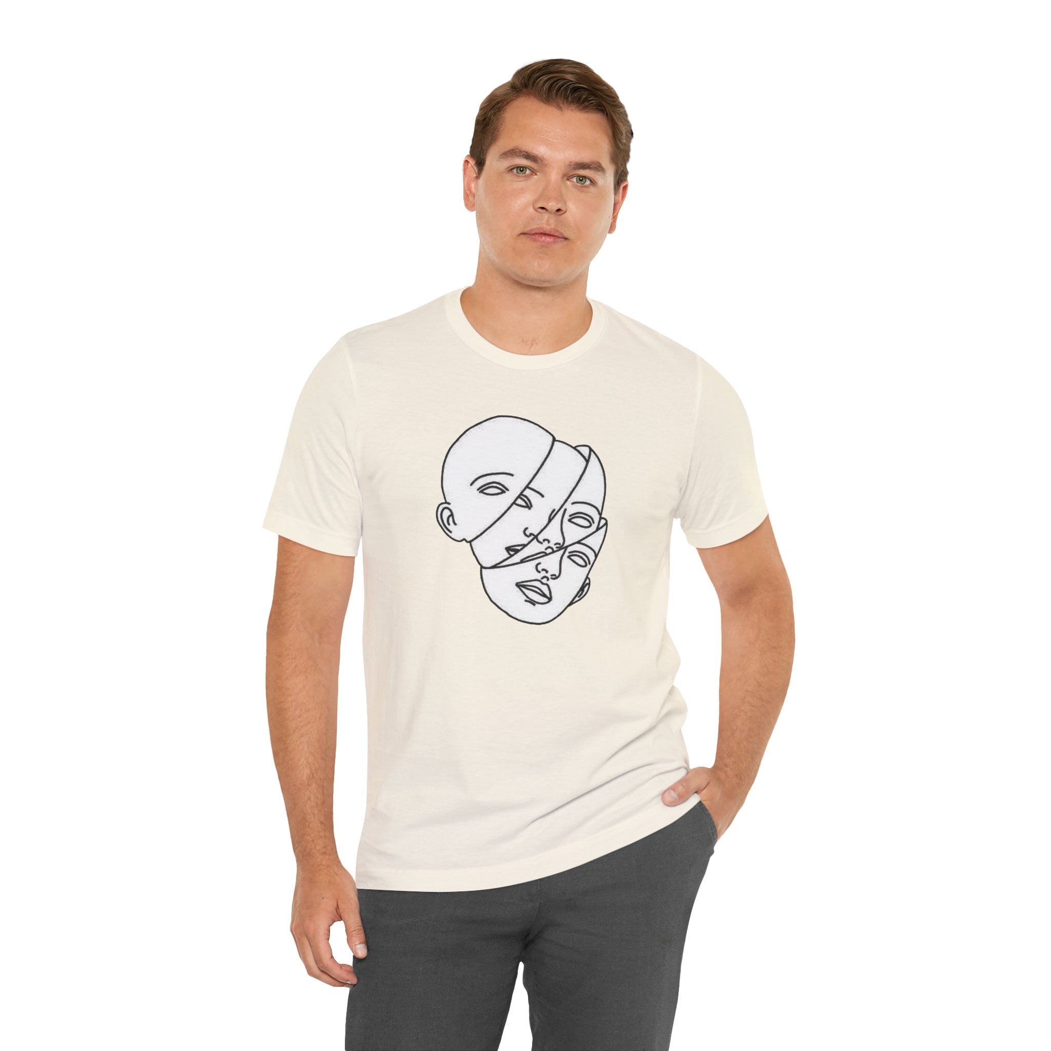BentFace — Crossed Signal Tee