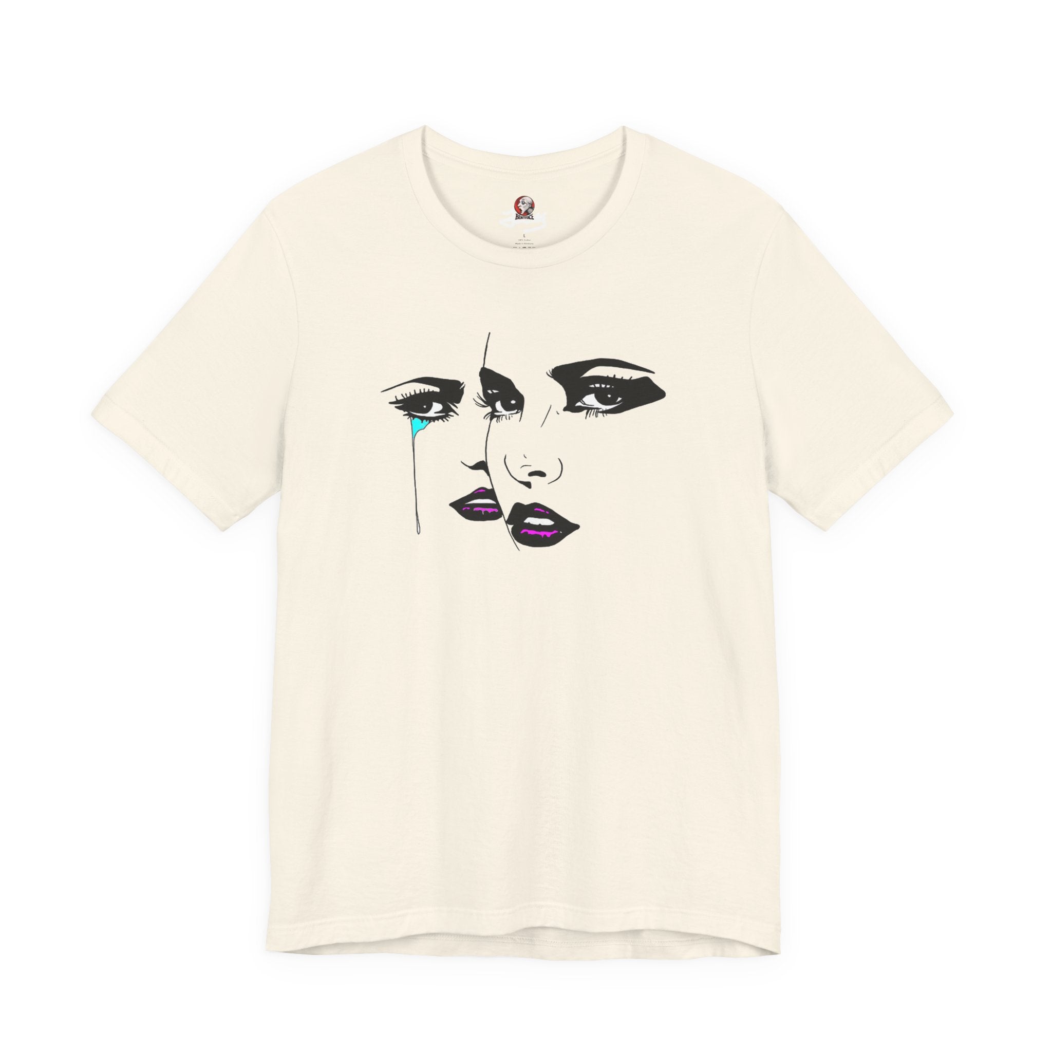 BentFace — Soft Signal Tee