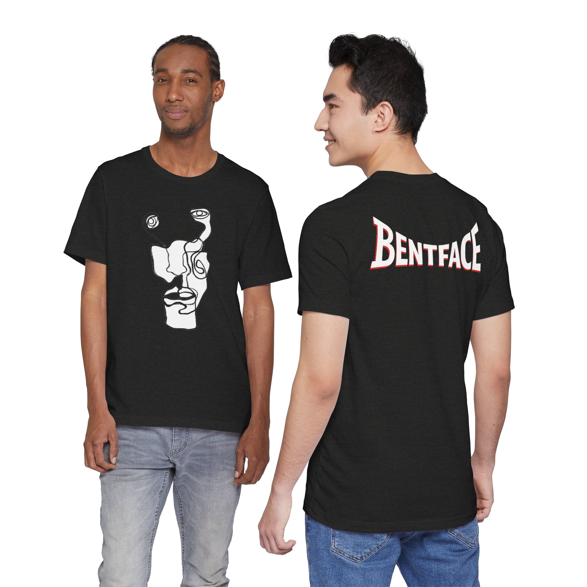 BentFace — Signal Form Tee