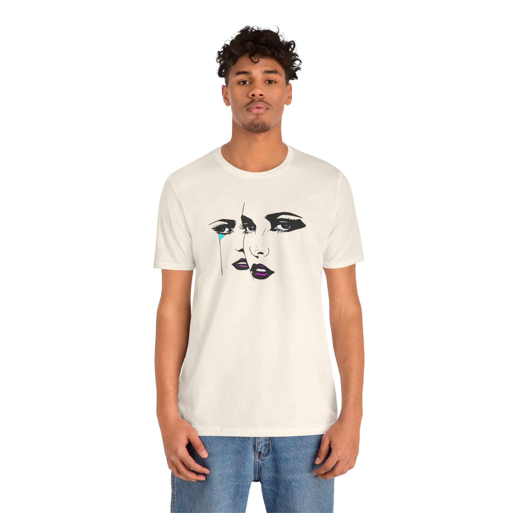 BentFace — Soft Signal Tee