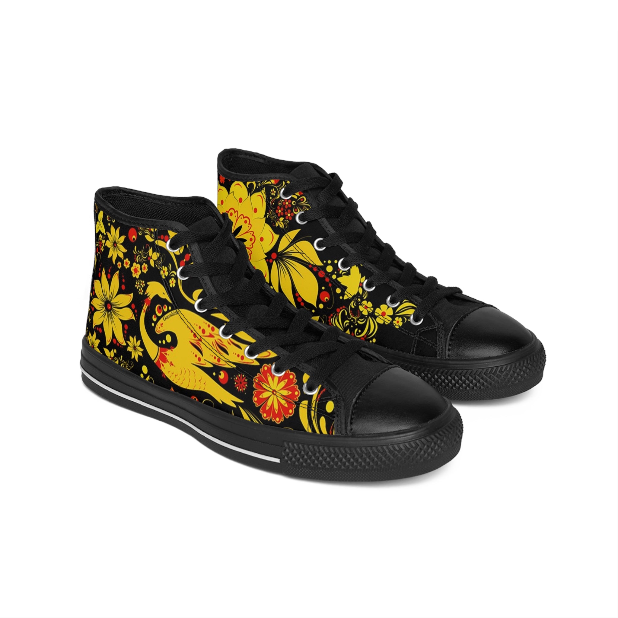 BentFace – Firebird Bloom High-Tops