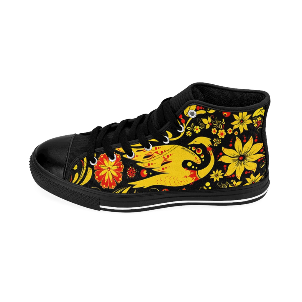 BentFace – Firebird Bloom High-Tops