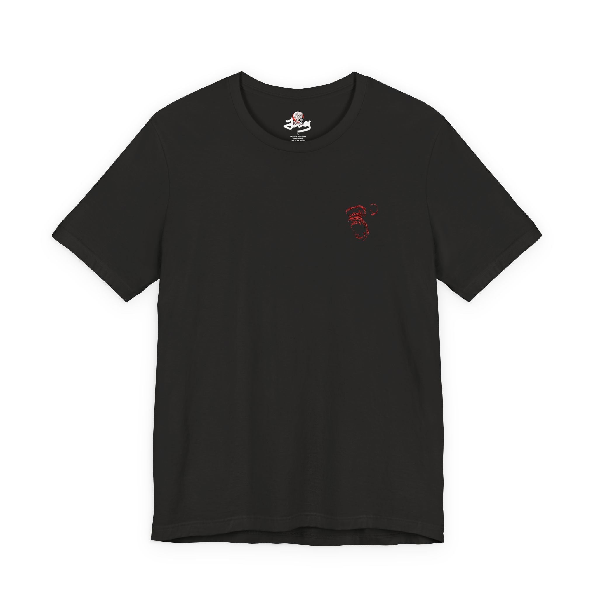 BentFace — Quiet Mark Tee (Embroidered)