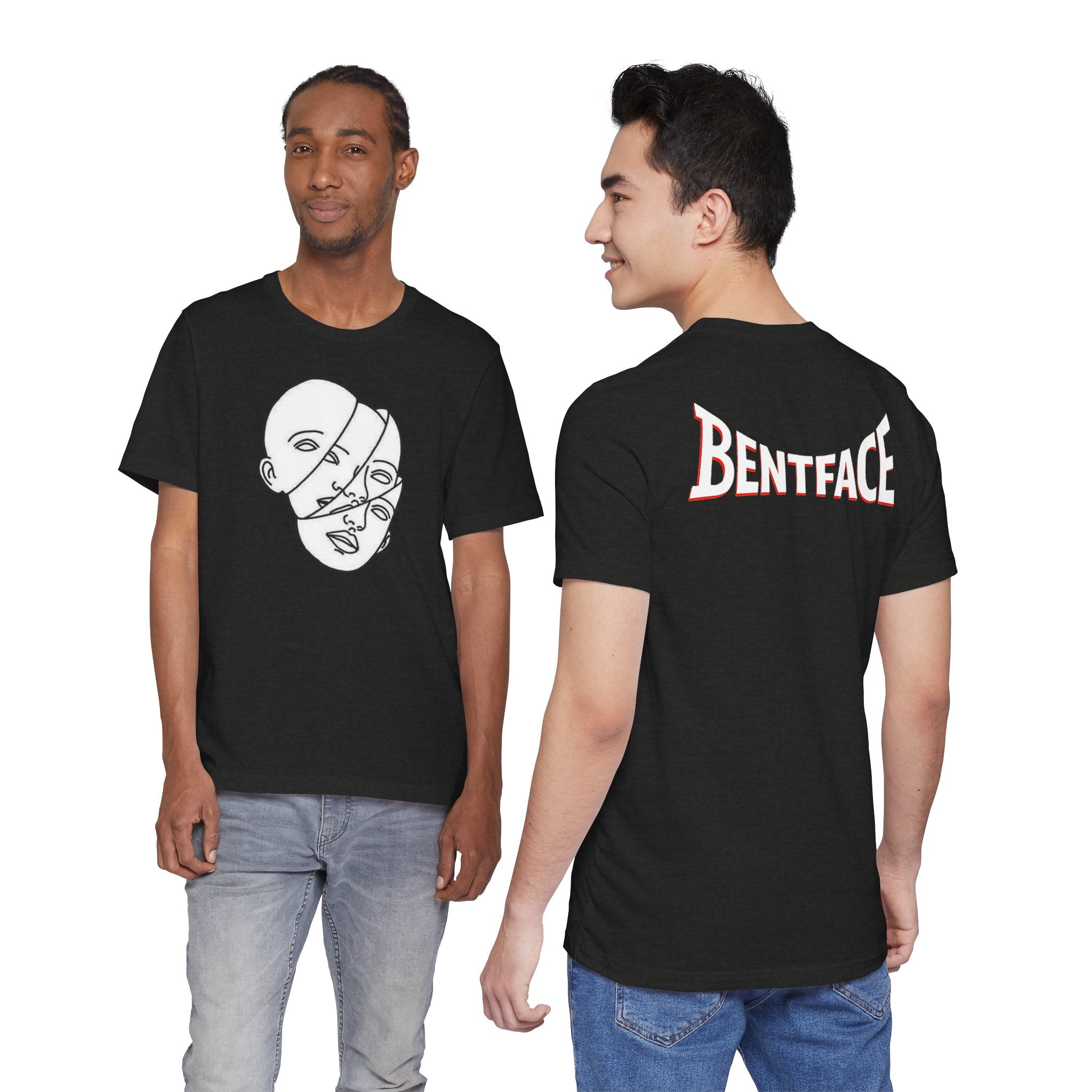 BentFace — Crossed Signal Tee