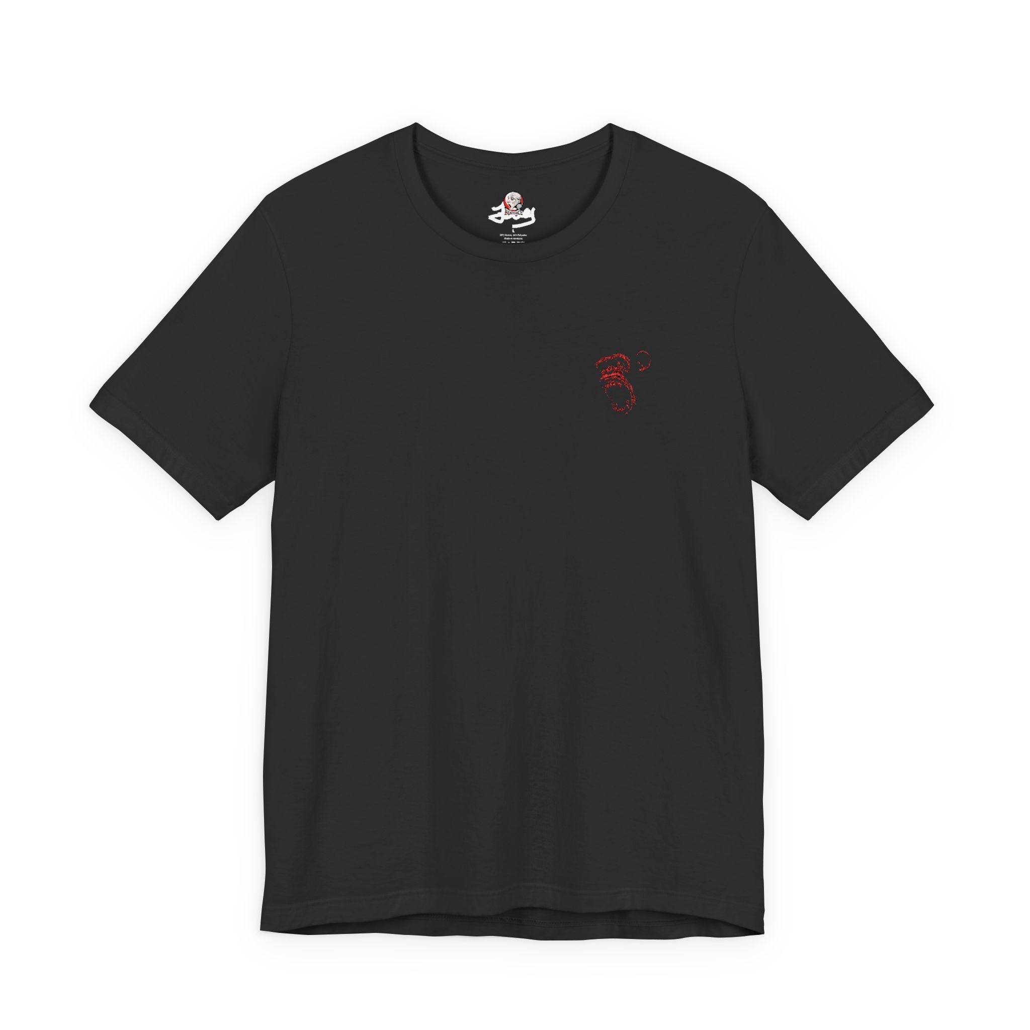 BentFace — Quiet Mark Tee (Embroidered)