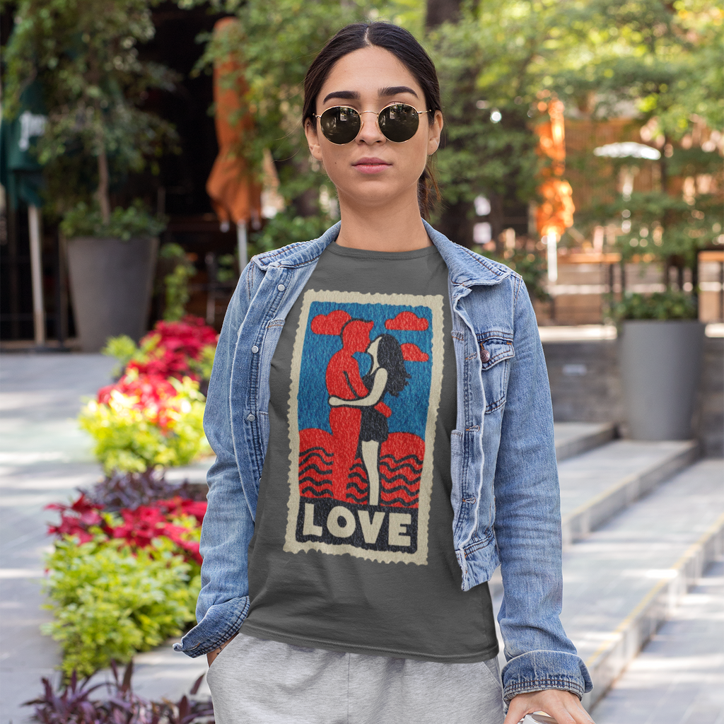 BentFace — Love Stamp HeavyTee