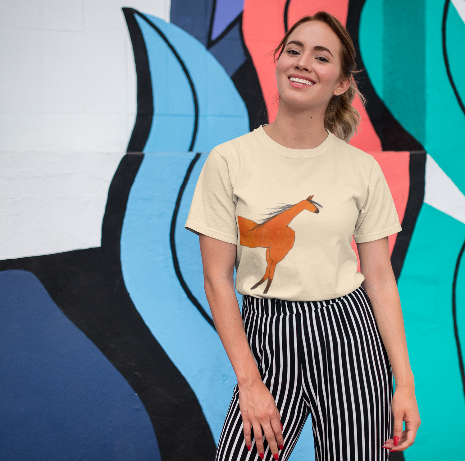 BentFace — Half Seen Horse Tee